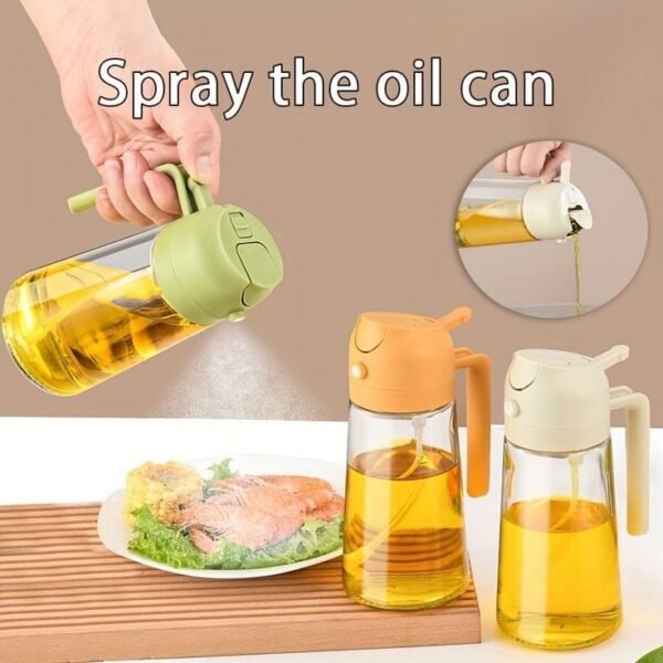 Oil Spray Jug for Cooking, Baking & Healthy Meal Prep (470ml)